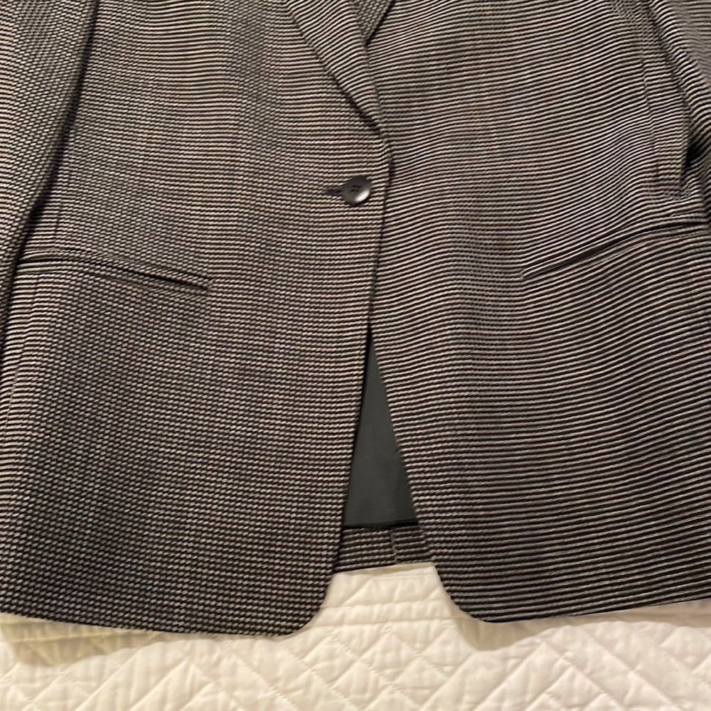 Bill Burns navy wool blazer - Picture 4 of 5